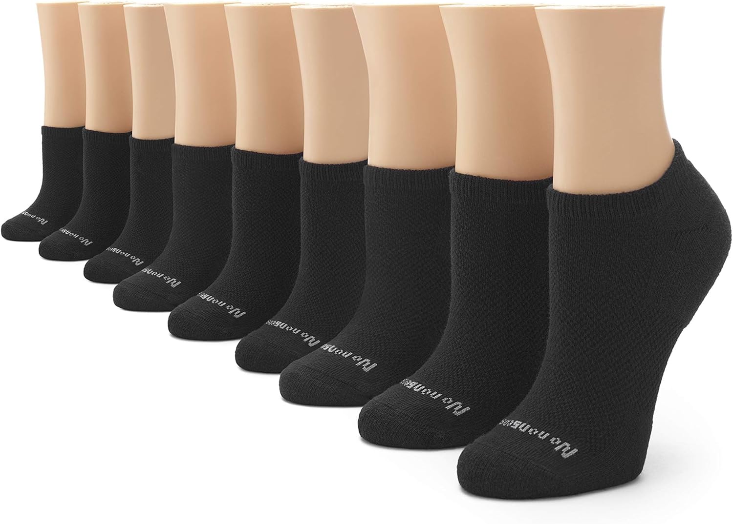 No nonsense Women's Mesh No Show Liner Socks, Cushioned