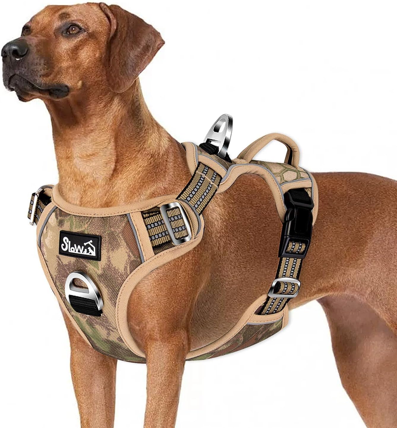 Military Tactical Hundegeschirr - Mit Griff & MOLLE System Für Alle Hunde