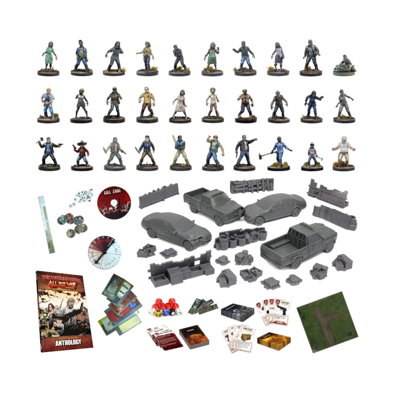 mantic The Walking Dead All Out War | Complete Miniatures Game Set