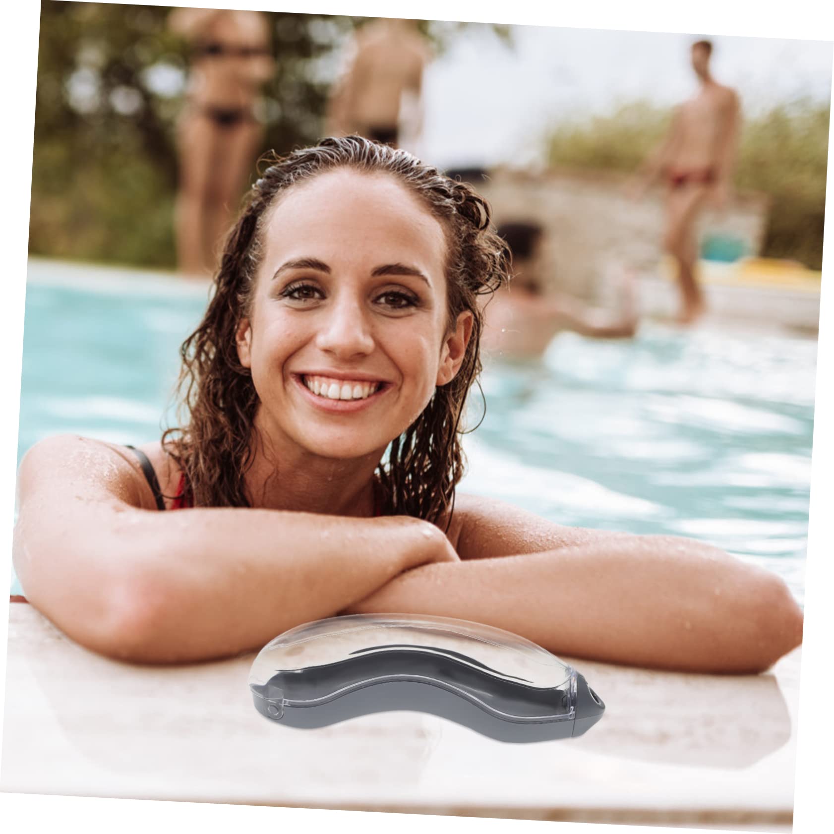 Homoyoyo 3 fundas para gafas de sol, organizador de almacenamiento transparente, contenedor de viaje, estuche para gafas de natación