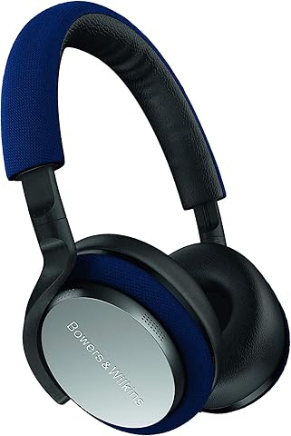 Bowers & Wilkins PX5 Wireless On Ear Headphones with Active Noise Cancellation - Blue