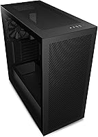 Vista 34 de NZXT H7 Flow RGB - Carcasa compacta ATX para juegos de PC de media torre - Panel frontal perforado de alto flujo de aire - Panel lateral de vidrio