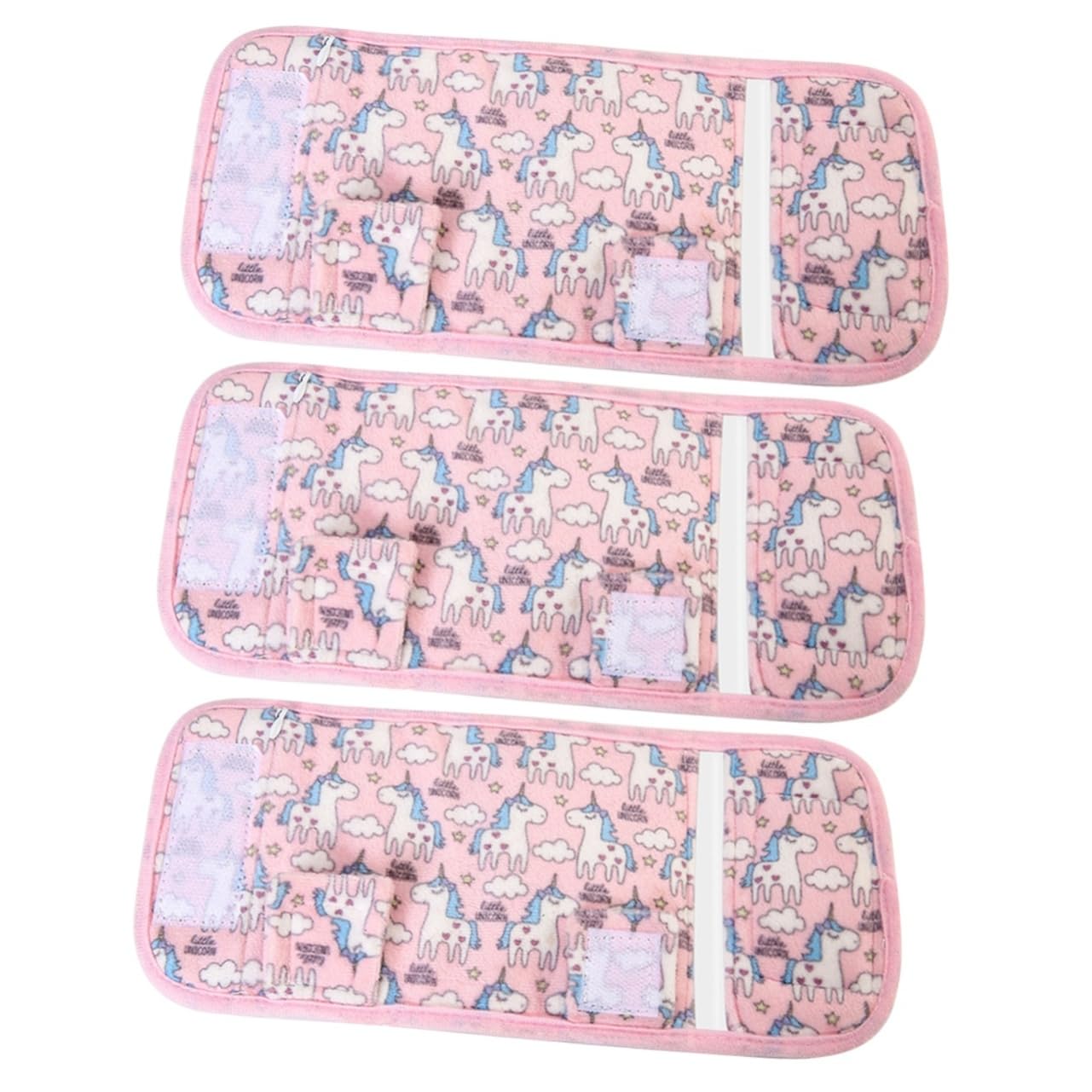 3pezzi Custodia Per Bottiglie Latte Manicotto Isolante Per Riscaldamento Compatibile Per Portatile e Notturno Colore Rosa