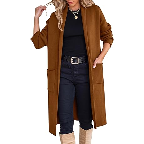 Cozy and Stylish Long Duster Sweater for Women