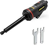 Vista 1 de BT 6321-7 - Amoladora neumática recta extra larga de 1/4 pulgadas - Amoladora neumática de grado profesional con control de velocidad variable