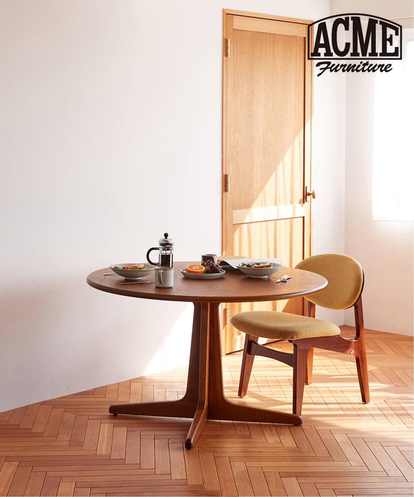 Amazon.co.jp: ACME Furniture TRESTLES LD TABLE ダイニングテーブル