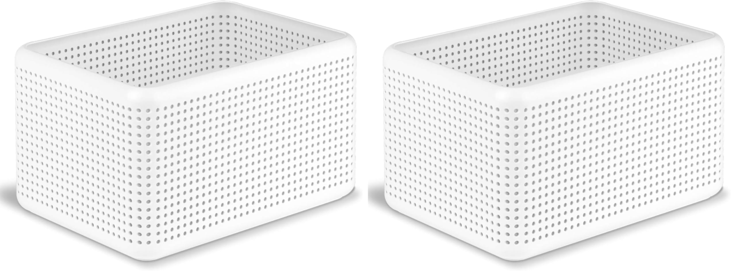 Boîte de rangement Rotho Madei 13 L en plastique blanc pour organiser votre maison