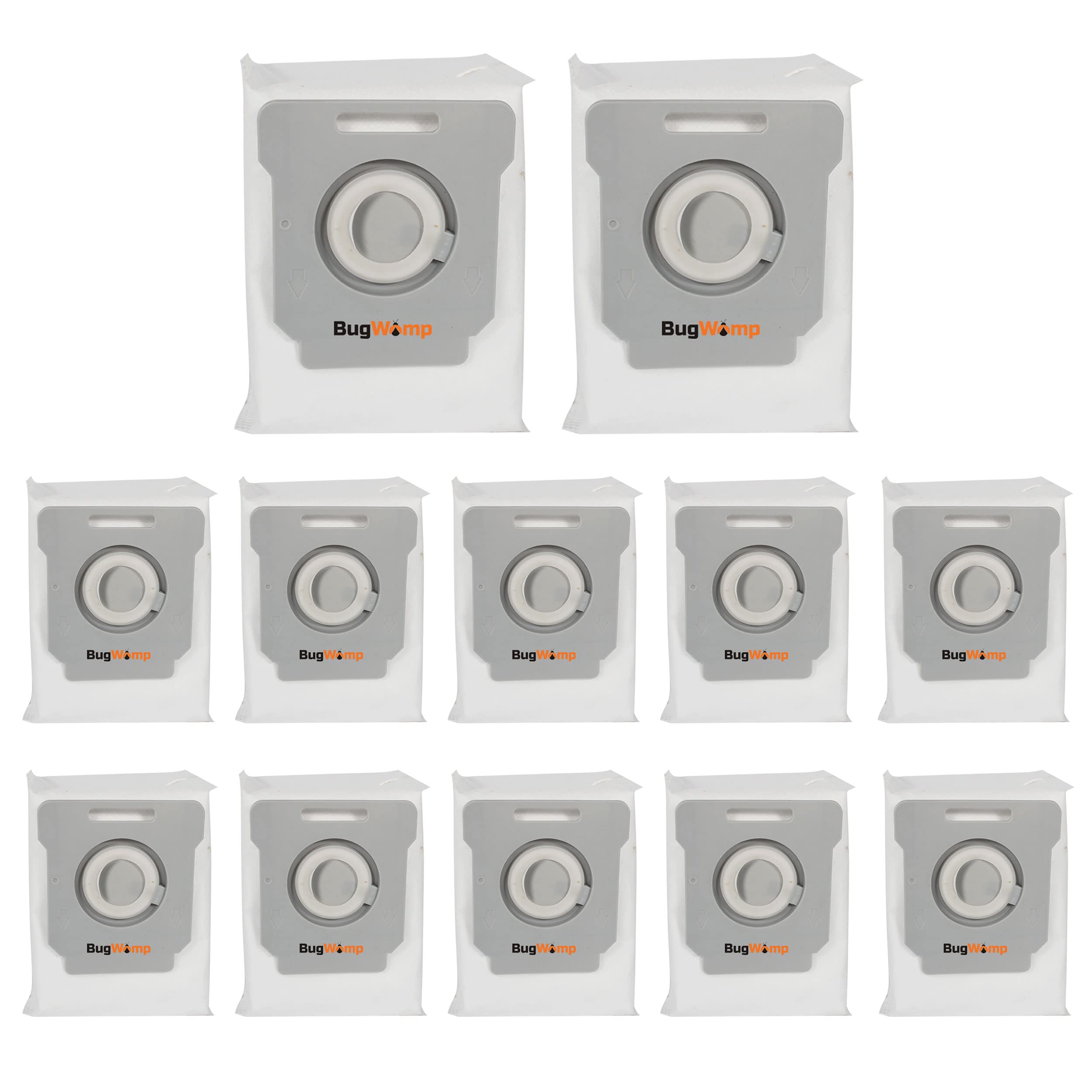12 Pack Vacuum Replacement Bags | Effective Dust Filtration & Compatible with iRobot Vacuum Bags & Roomba Vacuum Bags I, S & J Series | Automatic Dirt Disposal Bags