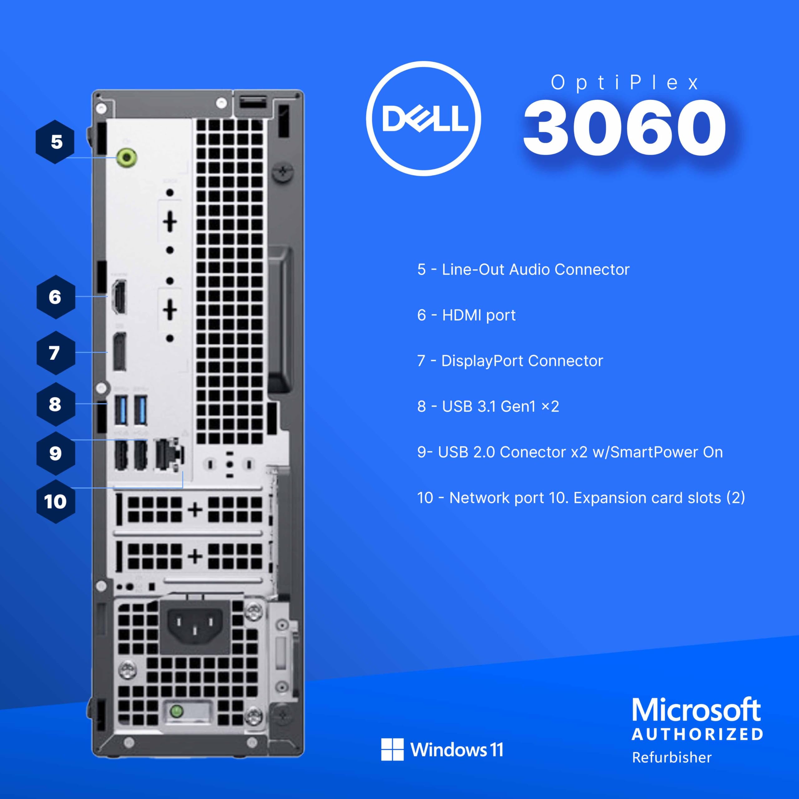 Amazon.com: Dell OptiPlex 3060 Desktop | Intel i5 8th Gen | 16GB