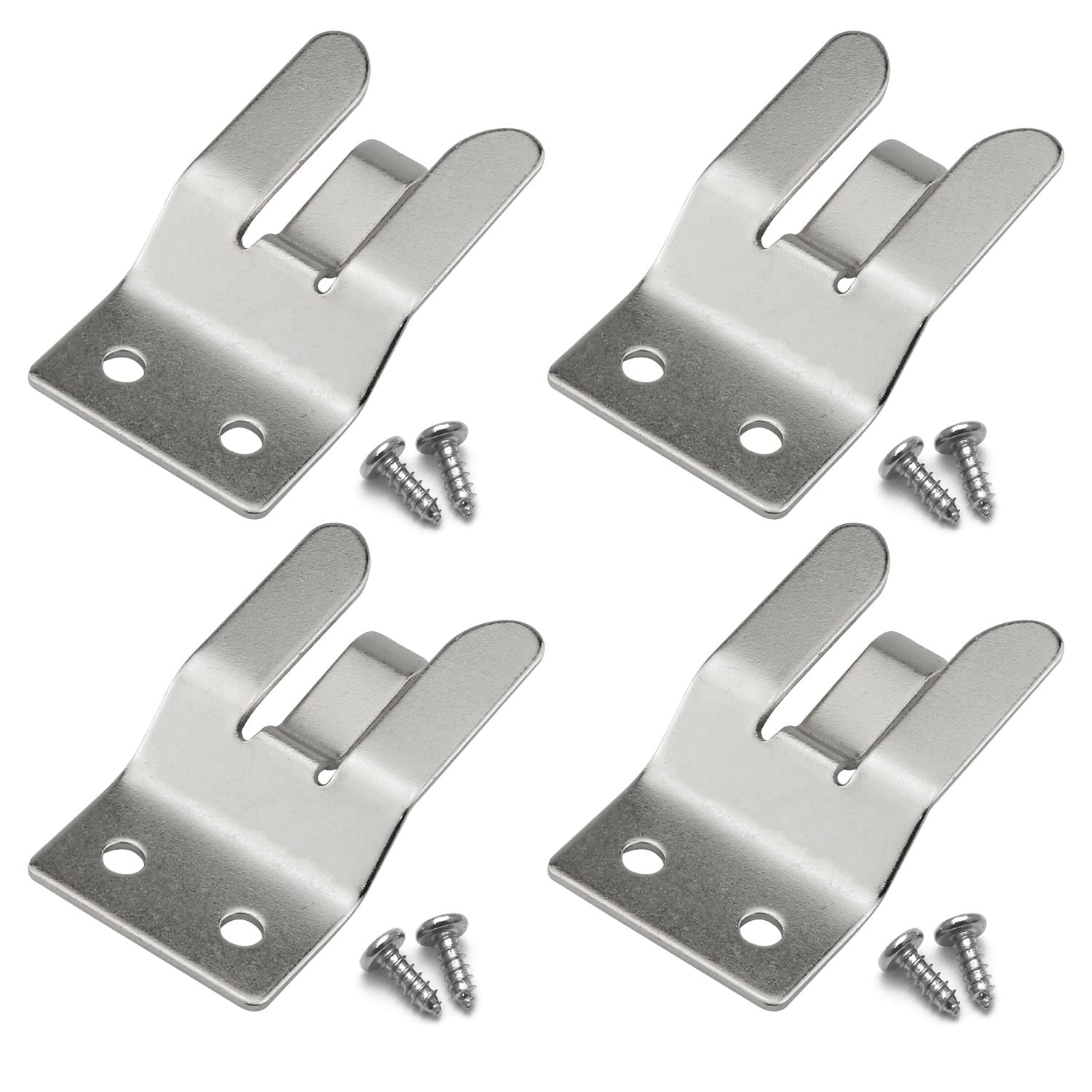 Microphone Holders DGHAOP 4pcs Metal MIC Holder/Clip with Screws for Car Radio MH48 Microphone, FT1907/FT8900/FT7900/FT7800R, etc.-image-30