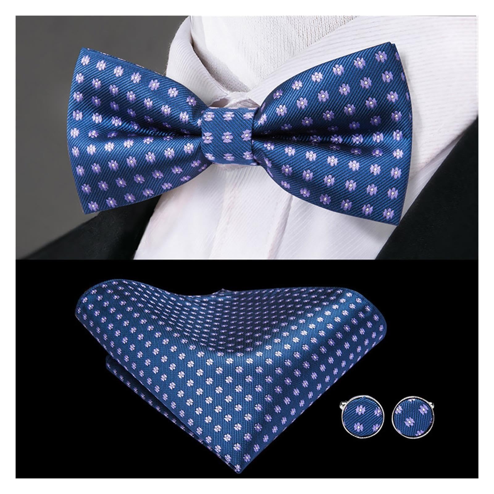 Set papillon con bretelle da uomo