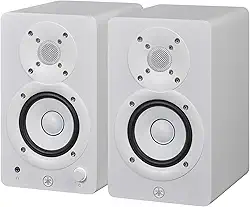 Par de Monitores de Referência Ativo de 2 Vias HS 3WH Branco Yamaha