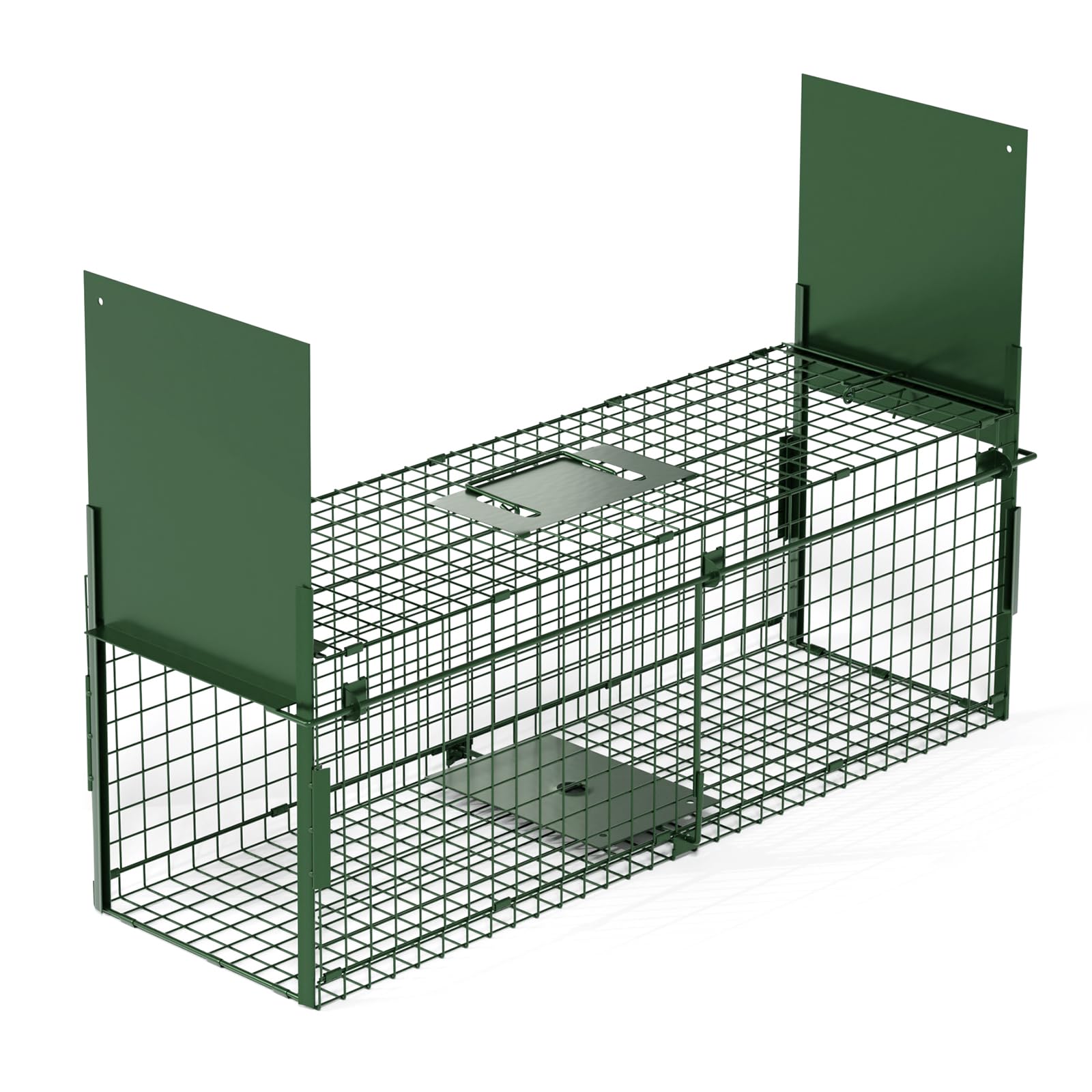 Trampa Viva 80x26x26cm Jaula Trampa Vivos Trampa para Animales Trampa para Gatos Callejeros Trampa Zorro