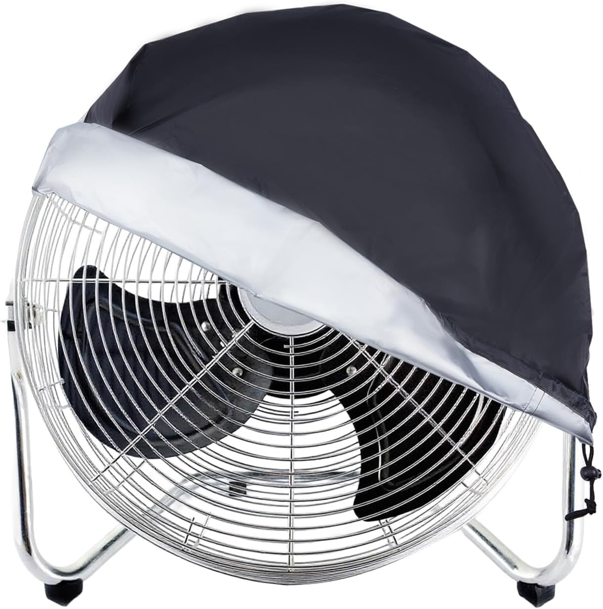 24" Industrial Fan Cover Drum Fan Covers, 210D Oxford Heavy Duty Outdoor Fan Cover, Waterproof Dustproof Covers Fit up to High Velocity Fan Floor Fan