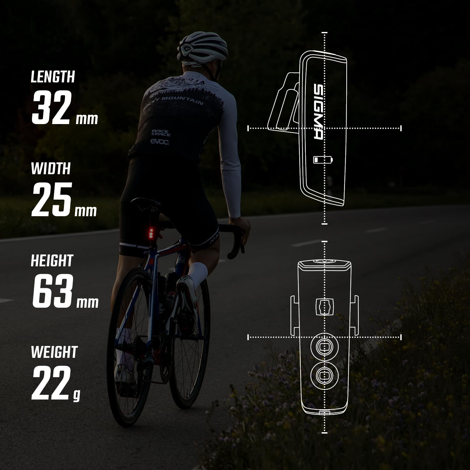 SIGMA Fahrradlicht Set Aura 100/Blaze Link (Schraubhalterung) | Innovative Kopplungsfunktion & Automatische Lichtanpassung| LED Fahrrad Licht Vorne mit 100 Lux | Rücklicht mit Bremslichtfunktion