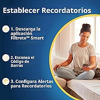 Vista 9 de Filtrete - Filtro de aire para caldera de aire acondicionado, 20 x 30 x 1 pulgadas, MERV 11, MPR 1000, defensa contra micro alérgenos, filtro