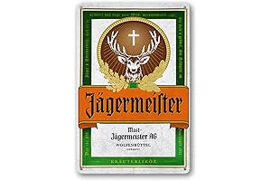Jagermeister Metal Tin Signs Cafe Pub Bar Plaque Nightclub Tin Sign 8x12 Inch
