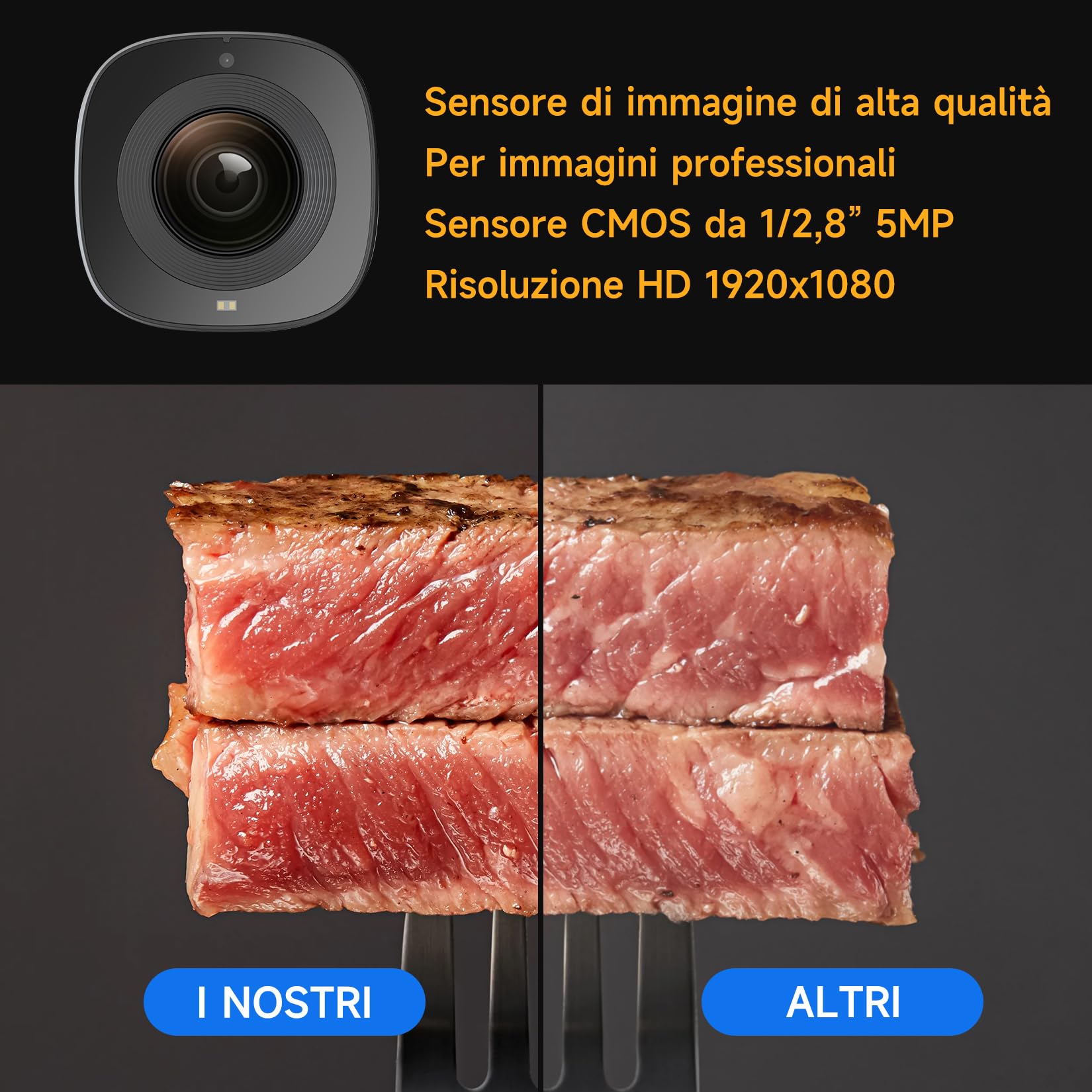 AVMATRIX Live Stream Camera T10, Zoom 10X TOF Autofocus Streaming Webcam per Youtube Twitch Facebook, Full 1080p HD 60fps, Streaming in Tempo Reale Media Landscape e Portrait Camera