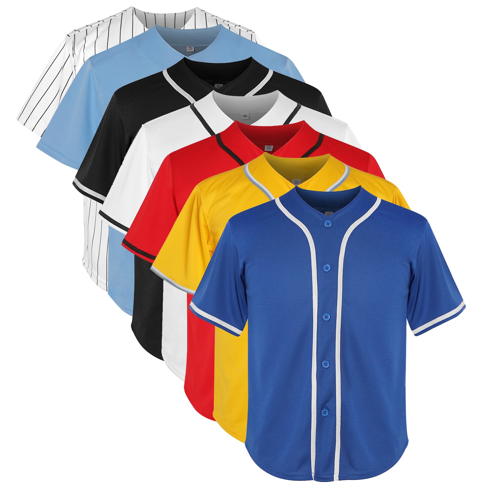 MESOSPERO Youth Blank Baseball Jersey