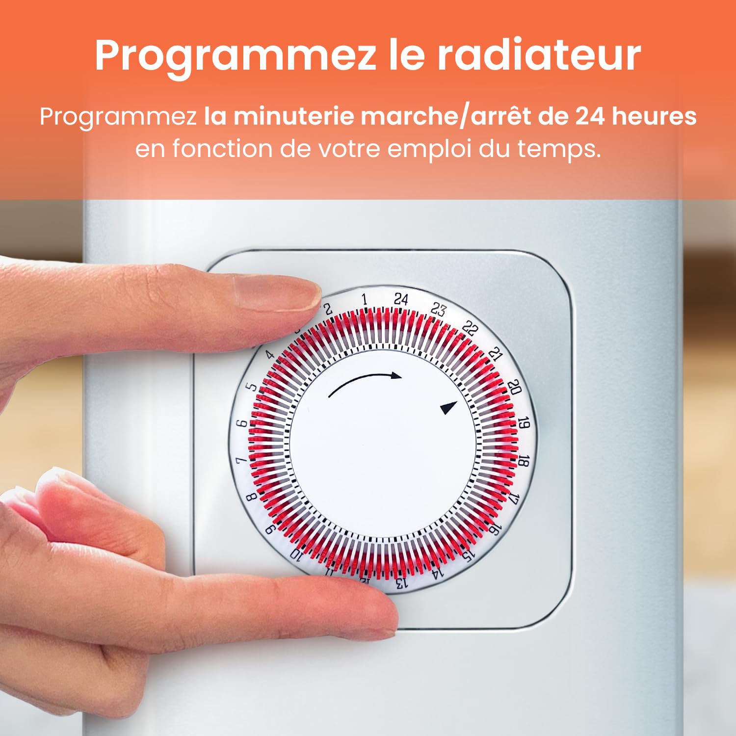 Pro Breeze Radiateur bain d'huile 2500W, 11 éléments - Radiateur électrique mobile - Chauffage avec Minuterie 24 heures intégrée, 3 niveaux de chaleur, thermostat réglable, arrêt de sécurité