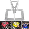 Universal Battery Tray Hold Down Trunk Battery Relocation Box Aluminum Fits for Optima Race Racing Mount Red Yellow Blue Top 34 3478 D34 D3478 34M D34M