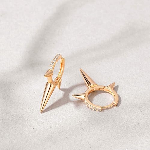 Miniatura 5 de MYEARS Women Huggie Earrings Gold Hoop 14K Gold Filled Small Simple Handmade Hypoallergenic Everyday Jewelry