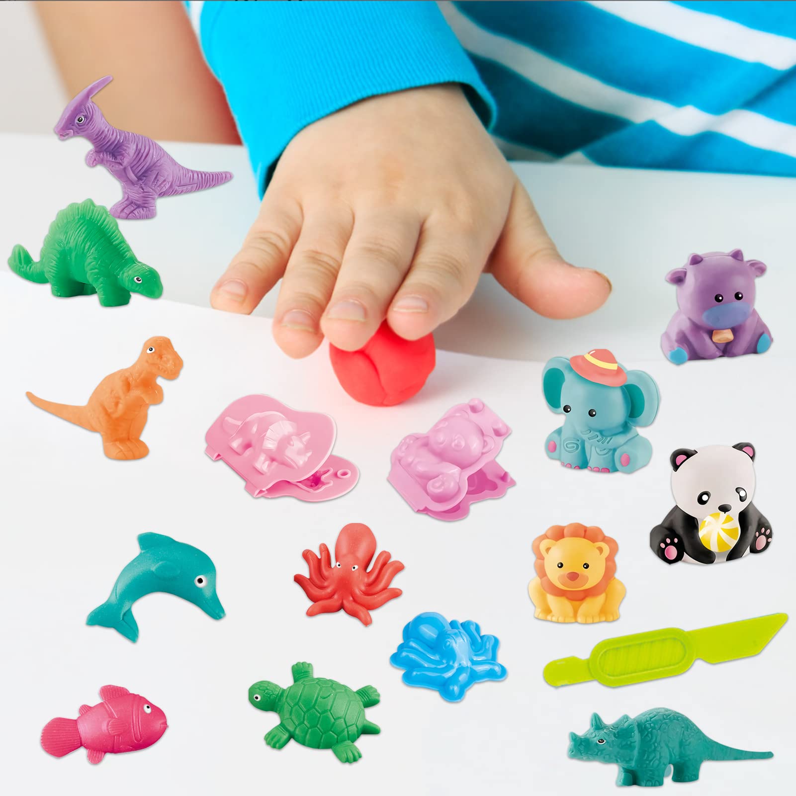 Kit de pâte à modeler pour enfants, accessoires de bricolage, jeu de pâte à mode