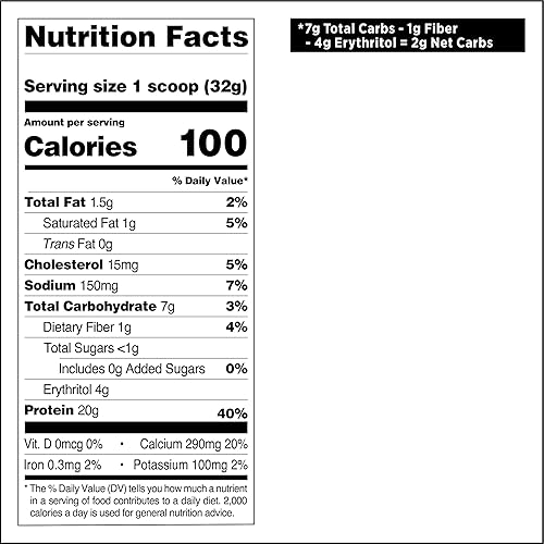 Miniatura 37 de Quest Nutrition Proteína en polvo de batido de vainilla, 0.85 oz de proteína, 0.04 oz de azúcar, baja en carbohidratos, sin gluten, 1.6 libras, 23