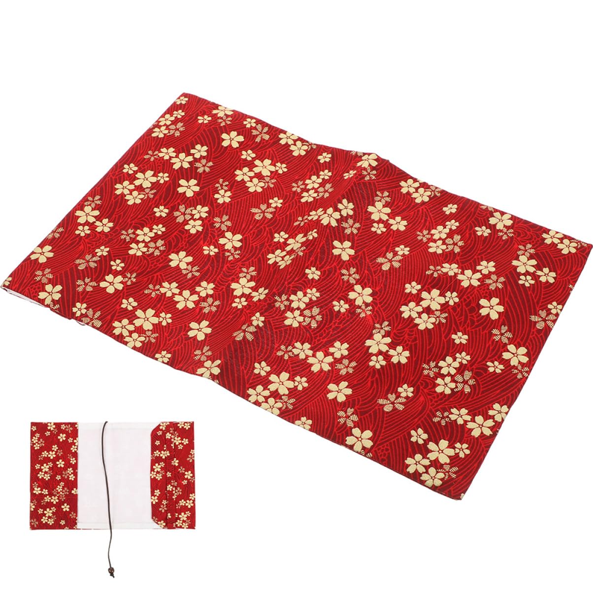 VILLCASE 5 Piezas tapa del libro funda de libro con estilo protector de libro para estudiante libros decorativos book cover estuches para libros exquisita portada de libro tela rojo