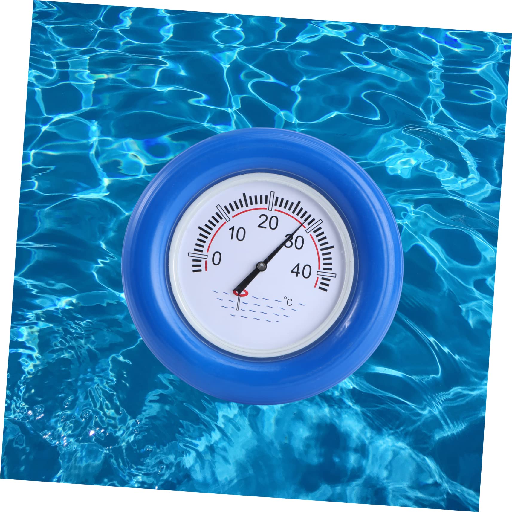 Termometro Galleggiante Piscina Compatto Lettura Facile e Veloce Resistente e Adatto Spa e Vasche Idromassaggio Display Temperatura
