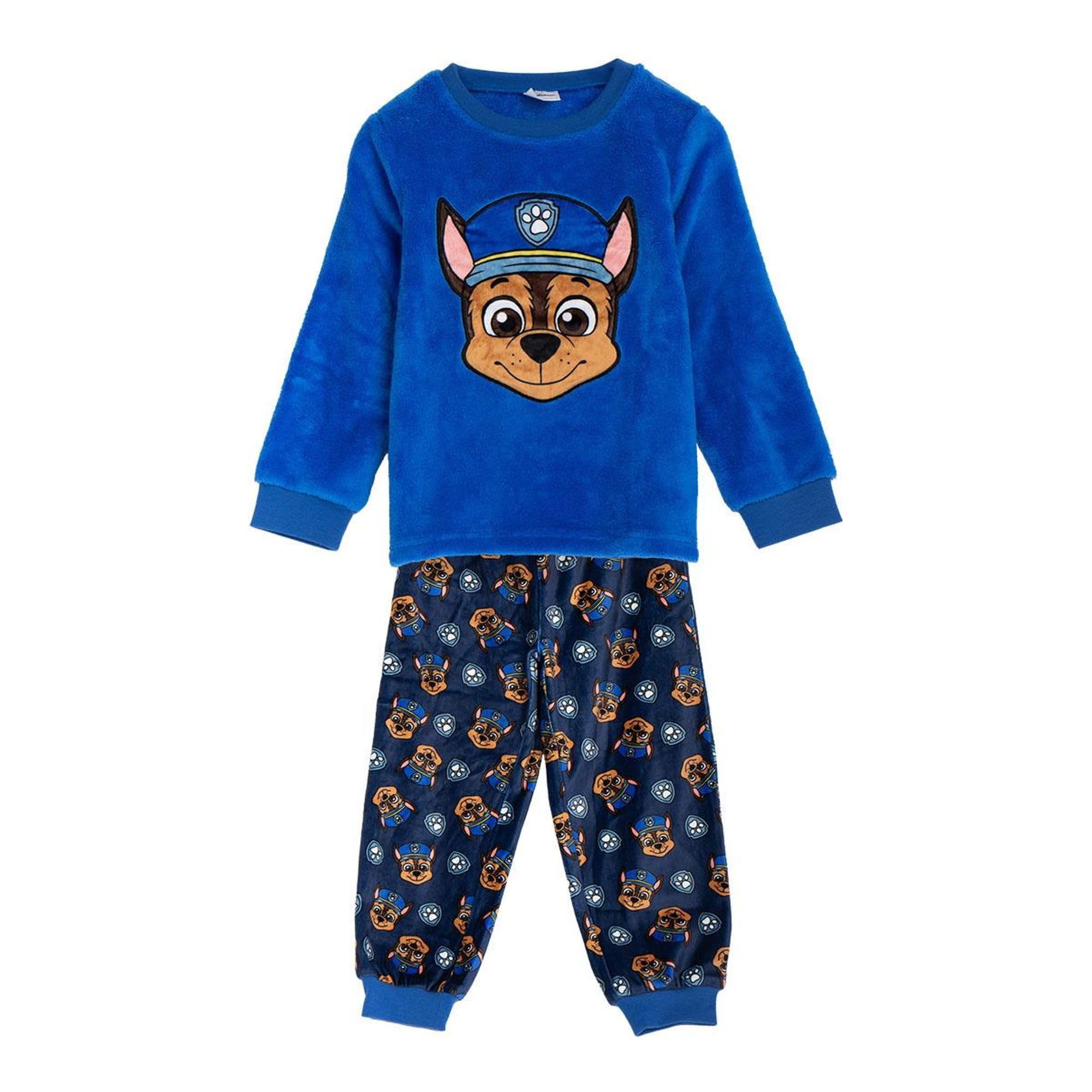 CERDÁ LIFE'S LITTLE MOMENTS Unisex Children's Pijama Largo Coral Fleece de La Patrulla Canina Conjunto Suave Y Comfortable Pyjama Set, blue, 4 Years