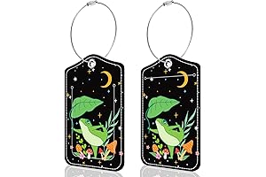 Heyfibro Frog Luggage Tags for Men