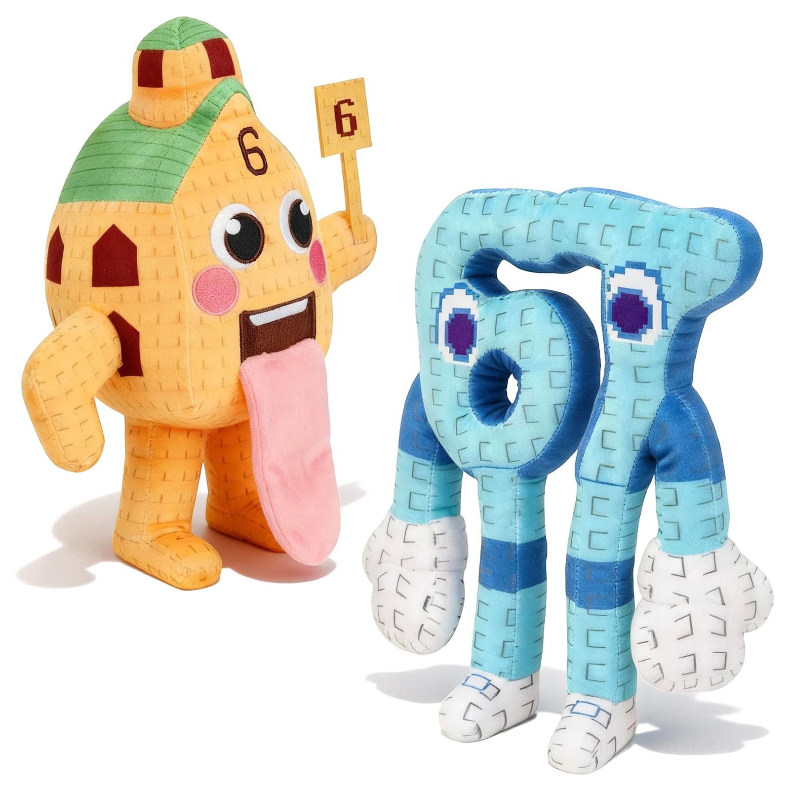 Wsndyjia Steal A Brainrot Plush, Cute Funny Stuffed Animals Gifts for Fans (Yellow+Blue)