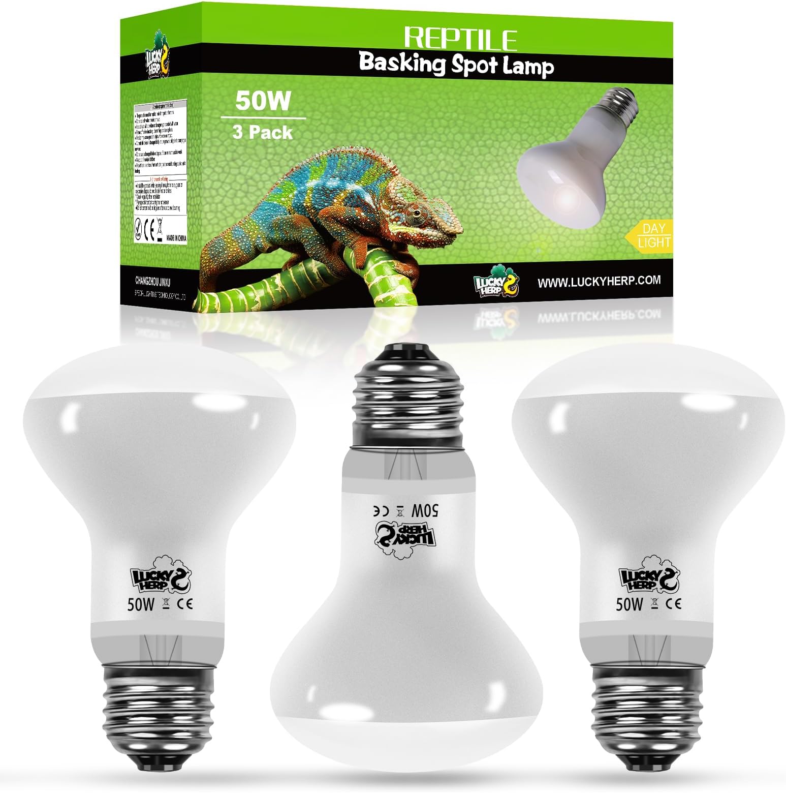 Adiwo Basking Spot Lamp, 2 Pack 100W Reptile Heat Bulb, Tortoise Heat