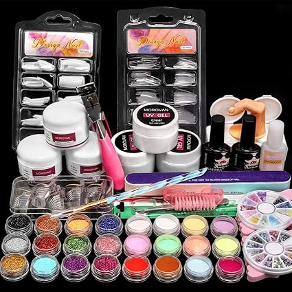 Morovan Acrylic Powder Nail Kit Shiny Glitter Nail Art Decoration Set Acrylic Nail Tools Amazon Co Uk Beauty Morovan Acrylic Powder Nail Kit Shiny Glitter Nail Art Decoration Set Acrylic Nail Tools Amazon Co Uk Beauty