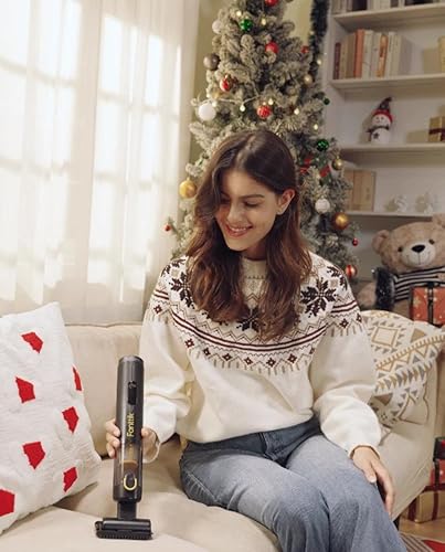 Miniatura 5 de Fanttik Slim V10 APEX - Aspiradora inalámbrica para automóvil, mini aspiradora portátil 4 en 1, potencia de succión de 19 kPa, pantalla digital