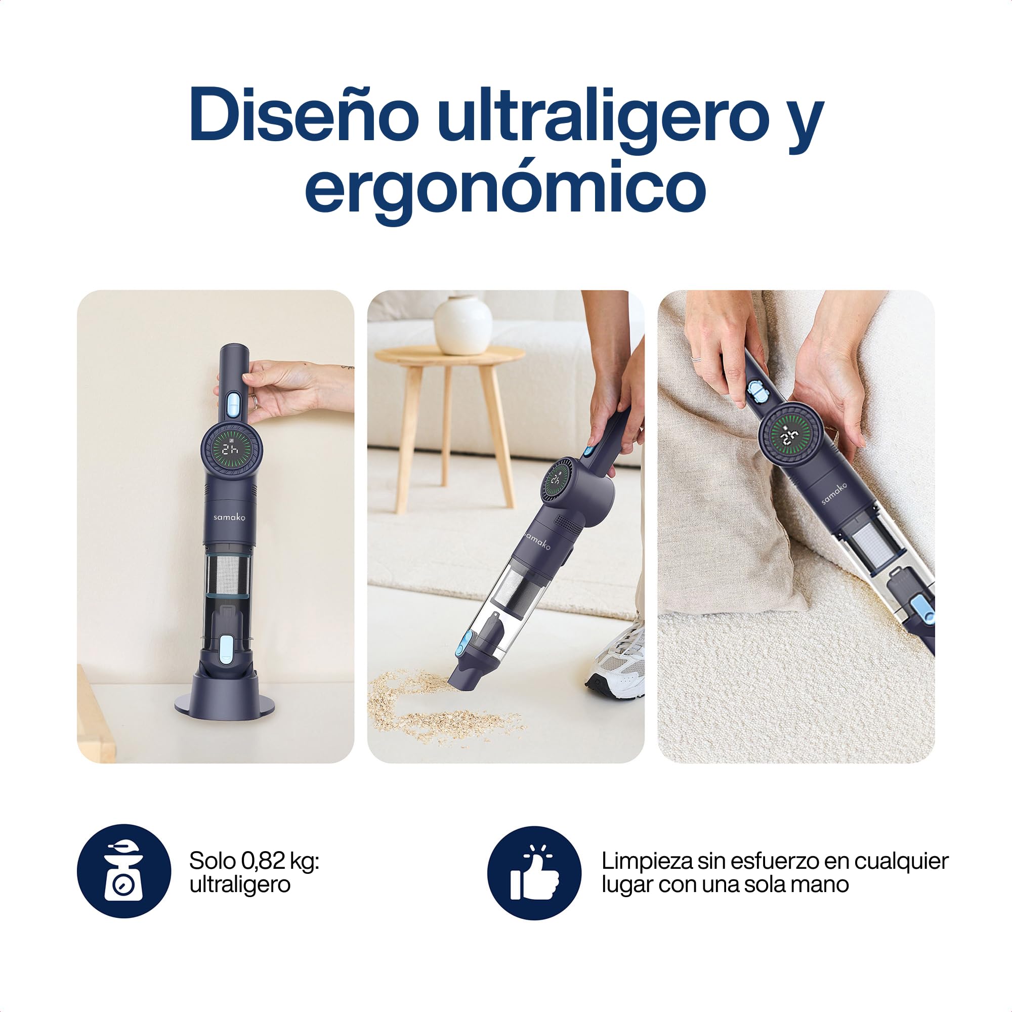 Aspirador de mano NanoDetect Pro 120W