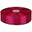 Baocuan Satin Ribbon 50 Yards Solid Fabric Ribbons Roll for Wedding Invitations, Bridal Bouquets, Sewing, Party Decorations, Gift Wrapping and More (Rose red, 1 inch)