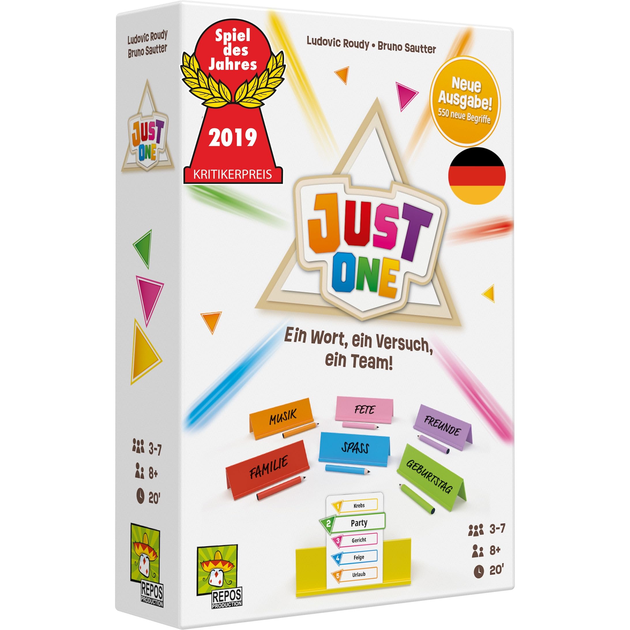 Asmodee, Just One (Refresh), Spiel des Jahres 2019, Deutsch
