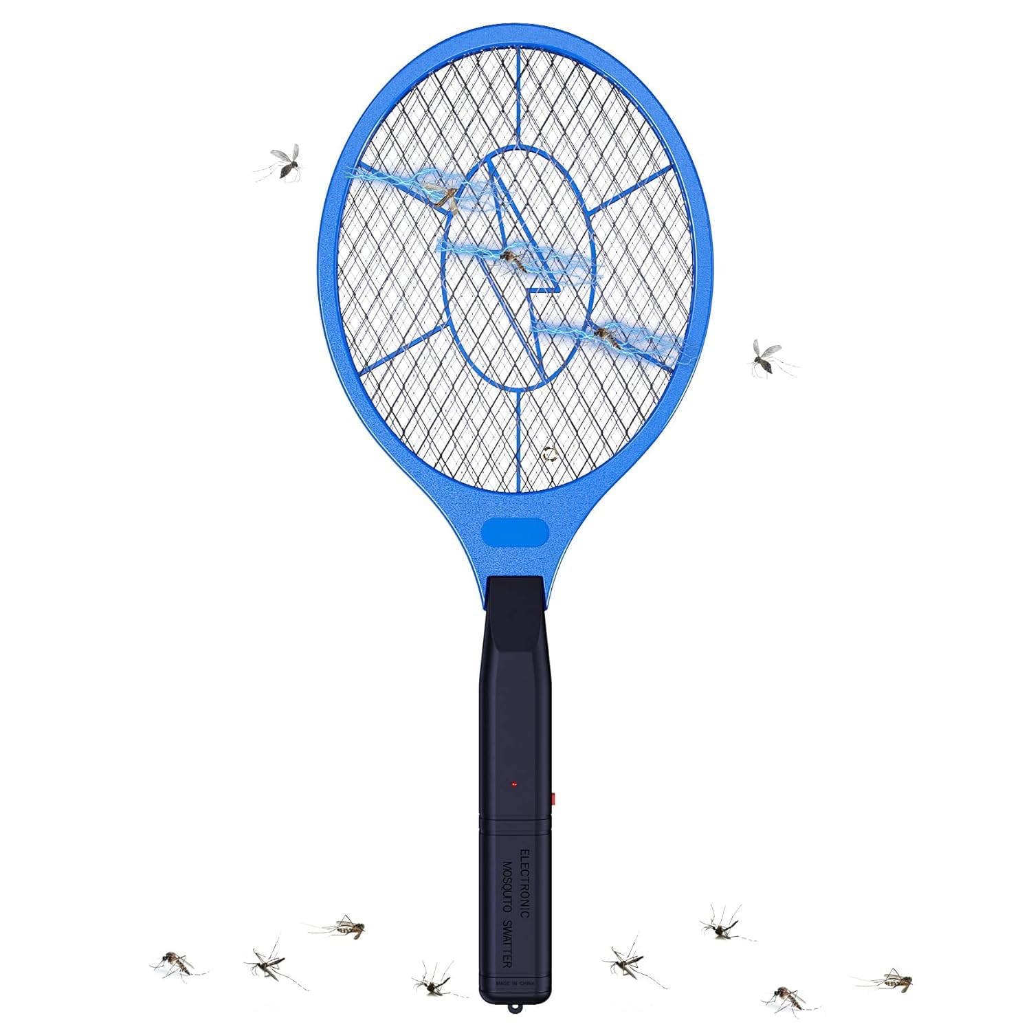 PARENCE. Raquettes Electriques Anti Insectes Lot de 2 - Piles AA