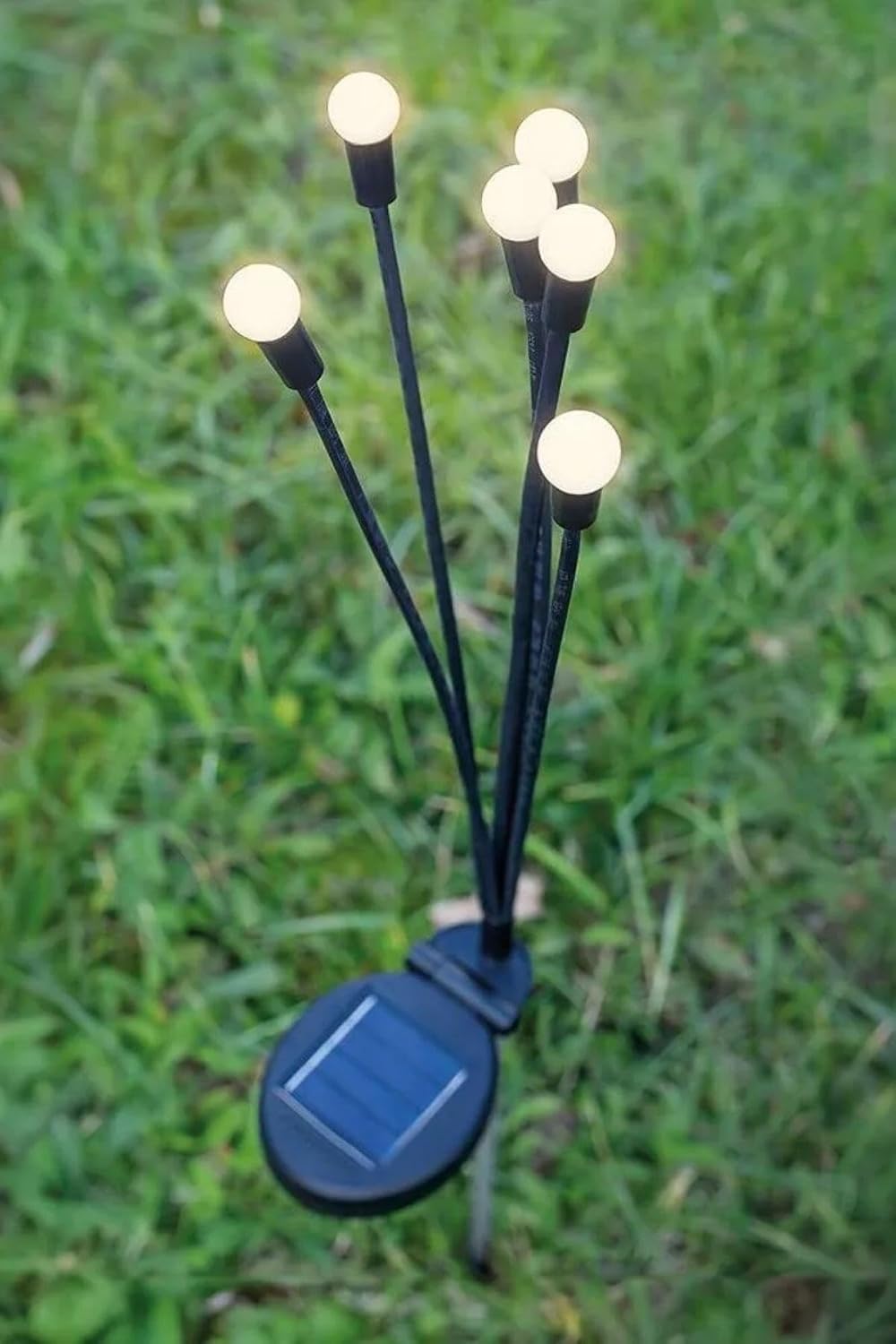 BUFFER® Güneş Enerjili Bahçe Lambası, LED Dış Mekan Aydınlatma, Plastik Top Tasarım, Otomatik Açma Kapama, Solar Güç, 2 Adet