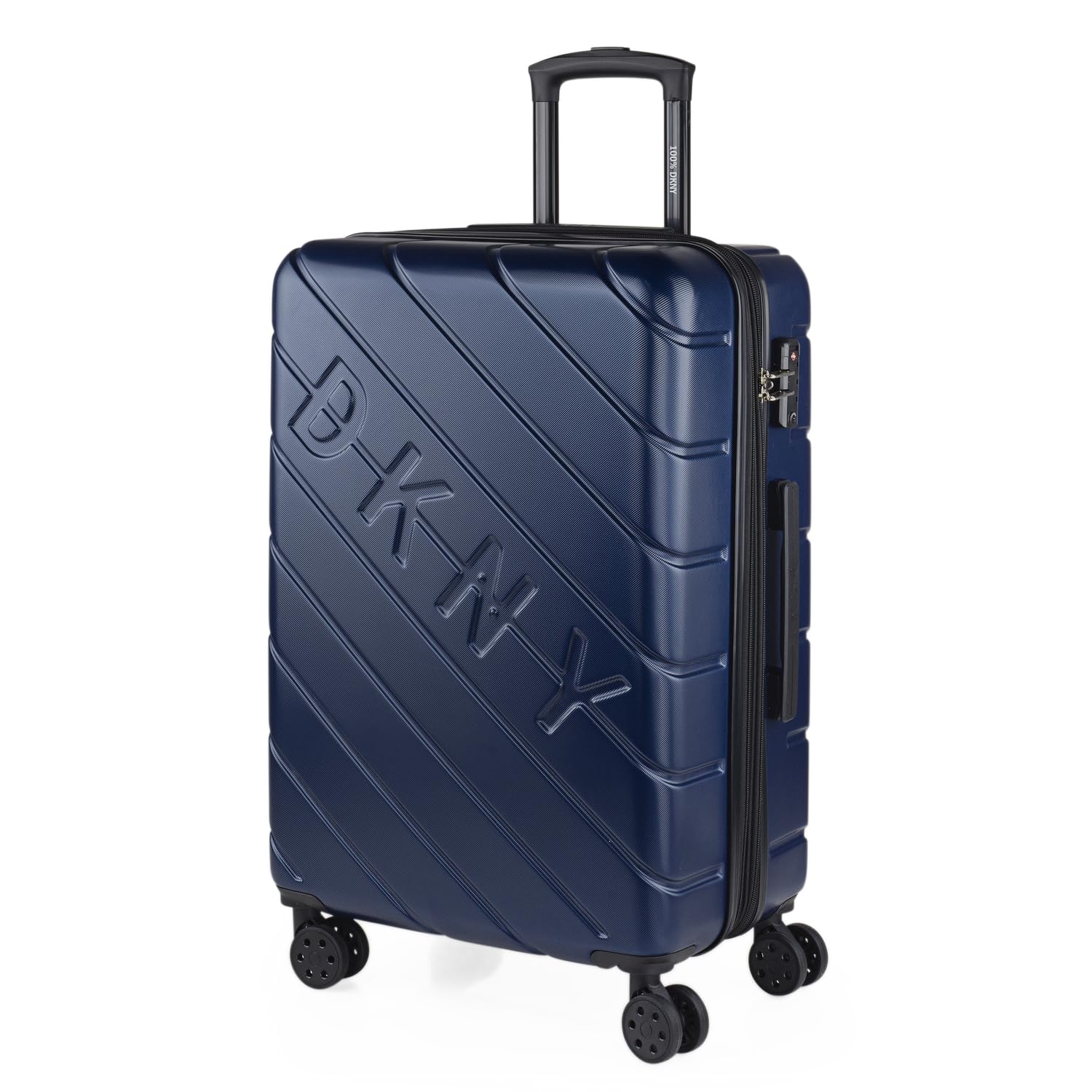 Rigid Suitcase Medium Size - ABS Medium Suitcase 65cm Hard Shell Suitcase - Lightweight 20kg Suitcase with TSA Combination Lock - Lightweight, Navy