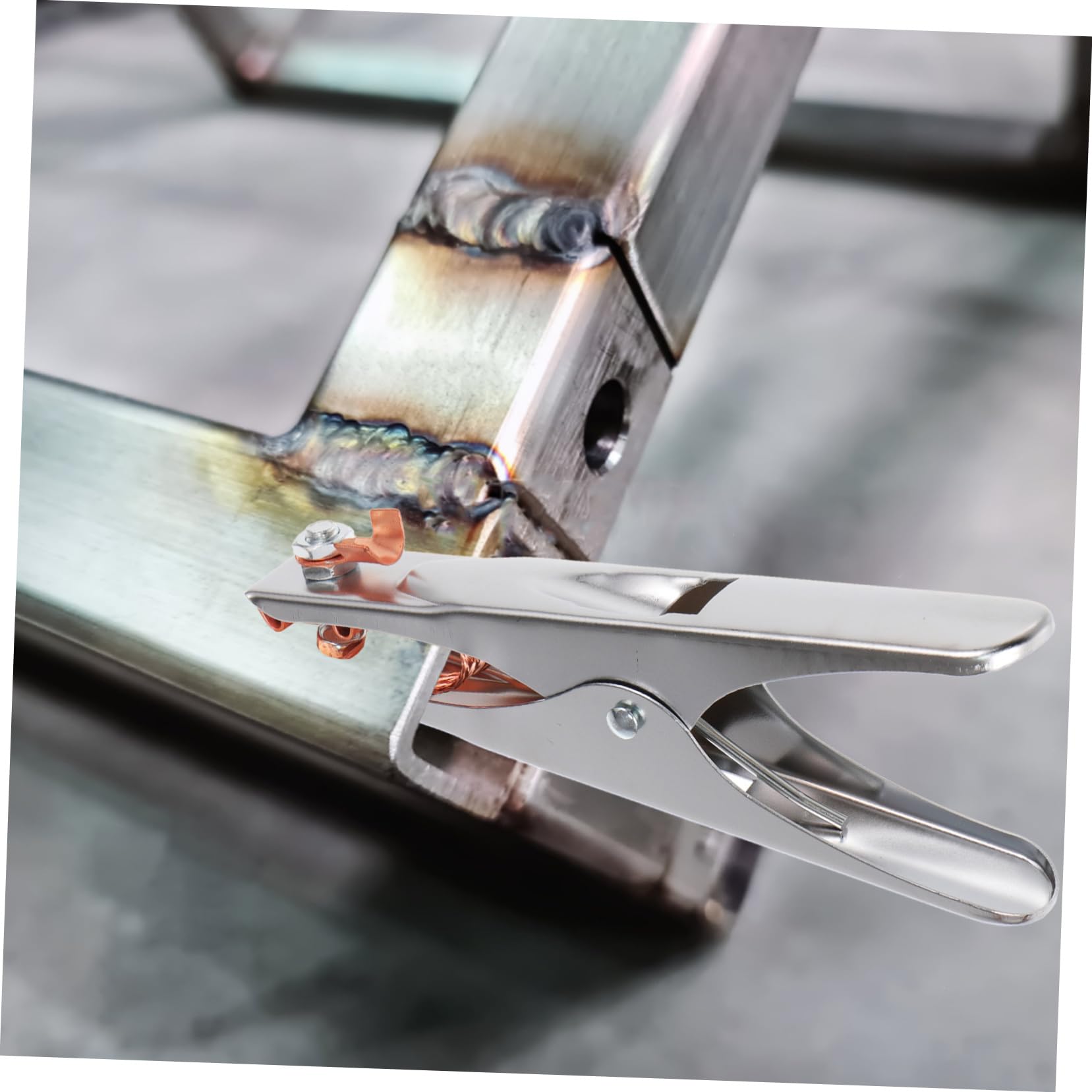 Lurrose 5 Pezzi Clip a Morsetto Di Per Saldatrice Morsetto Di Saldatura Morsetto Di Per Saldatura Saldare Pratico Morsetto Di Dovere Magnetico Pesante Cromo