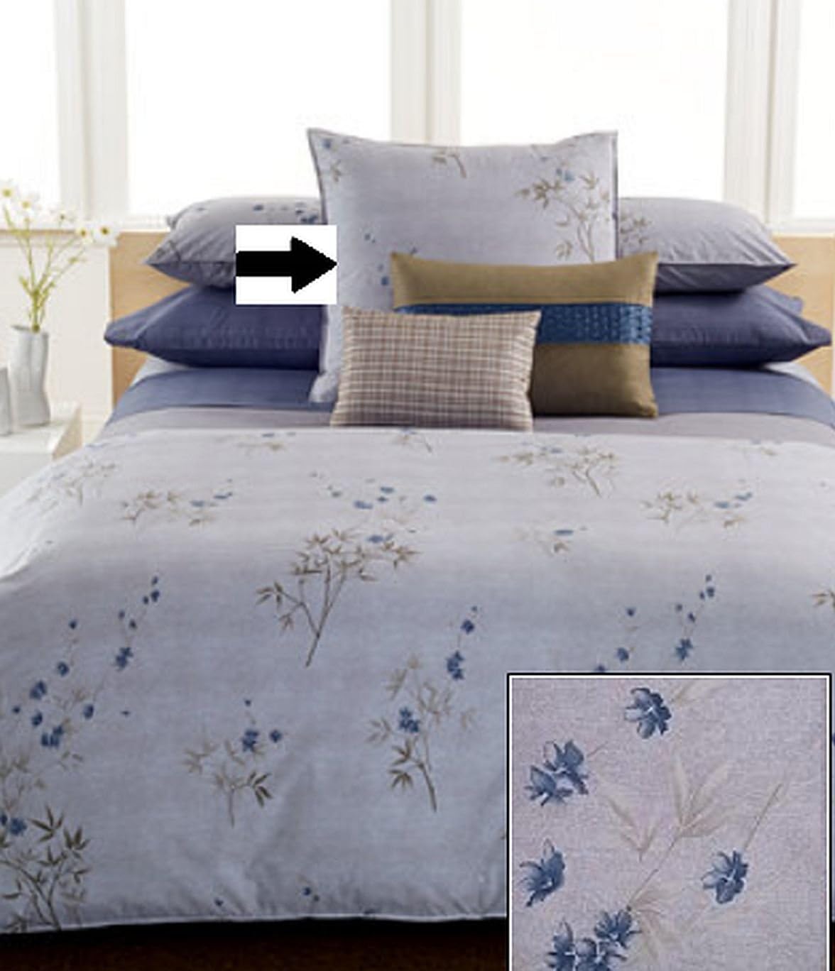 Calvin Klein Home Bamboo Flower European Sham, Hyacinth