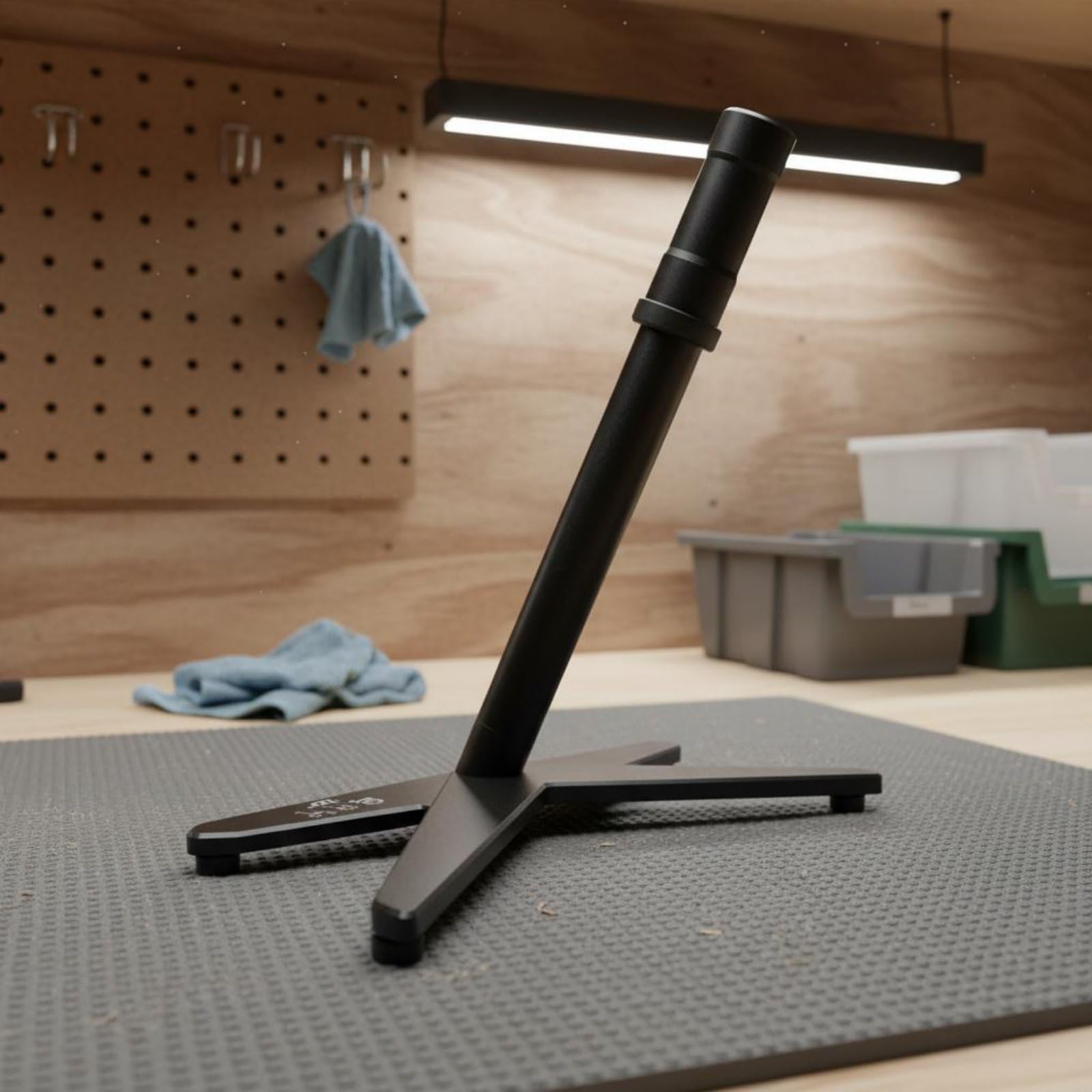 Cavalletto per Bicicletta Pieghevole Supporto Parcheggio Rastrelliera Display in Lega di Alluminio E Nylon con Lavorazione Cnc Adatto a Esposizione Regolazione Deposito in Casa , Oro , L