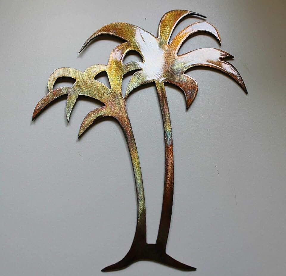 Amazon.com: metal palm tree wall art