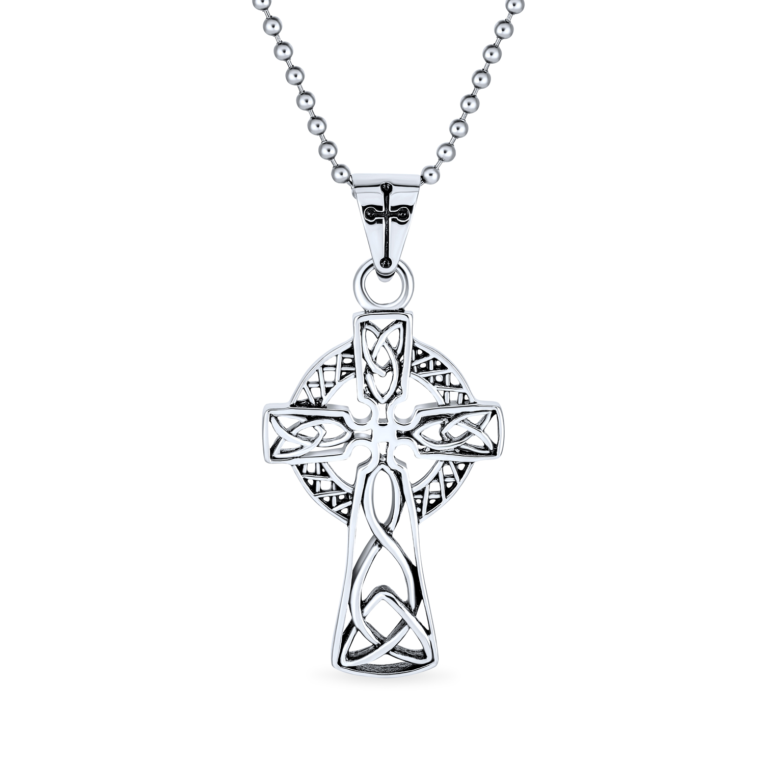 Colgante Ojo Horus Colgante Ojo De Horus Plata Ley 925 - Collar Ajustable 46+5cm, Amuleto Egipcio Cruz De Caravaca