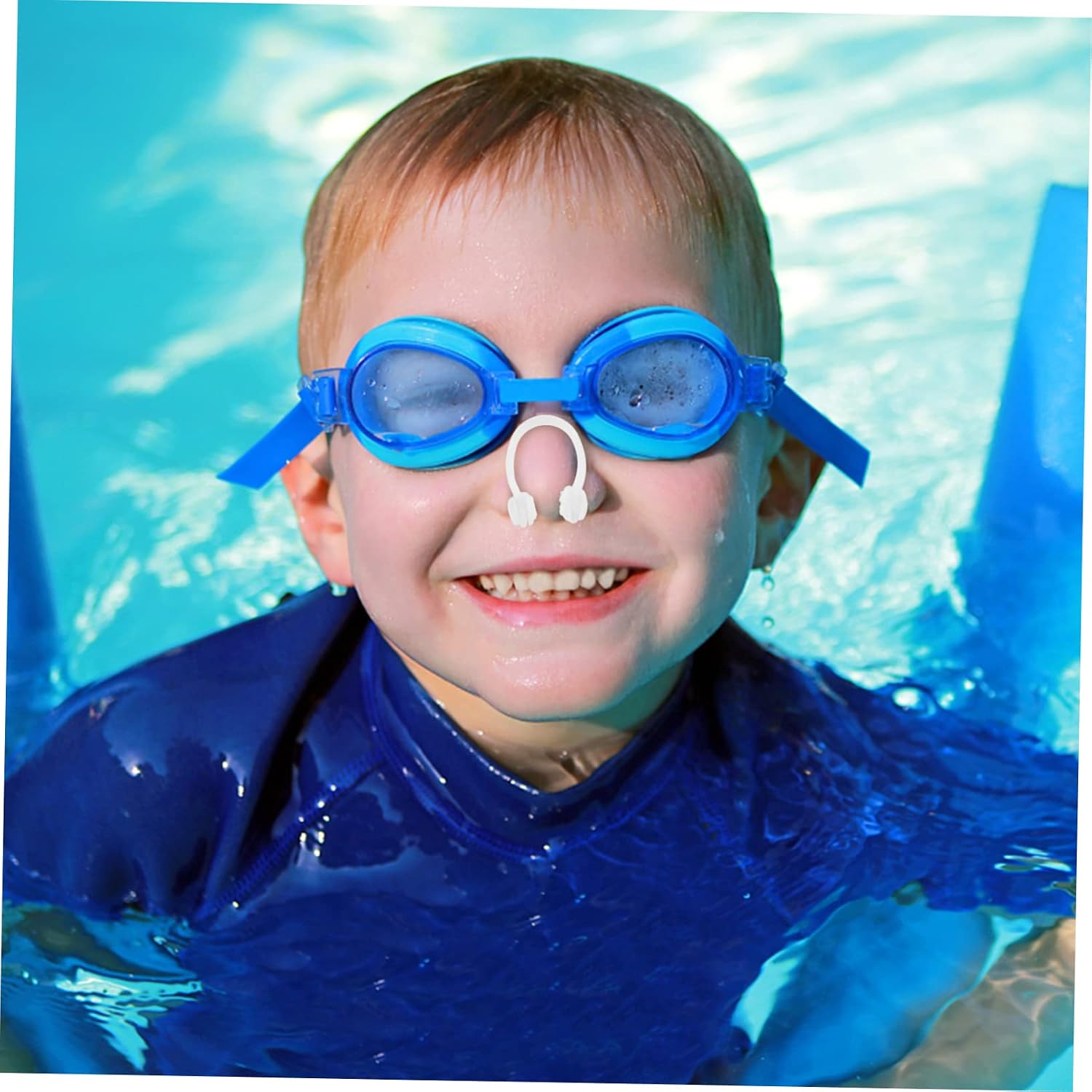 Xmas Swim Nose Clips Silicone for Kids White Comfortable Lightweight image 4