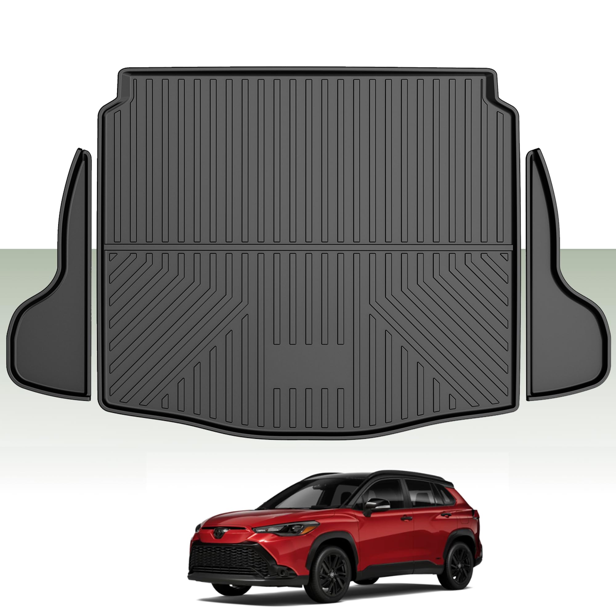 Original 2022-2024 Corolla Cross Cargo Liner for Toyota Corolla Cross SUV - Custom Fit TPE Trunk Mat - All Weather Cargo Mat for Toyota Corolla Cross/Cross Hybrid (Not Fit Sedan/Hatchback Model)