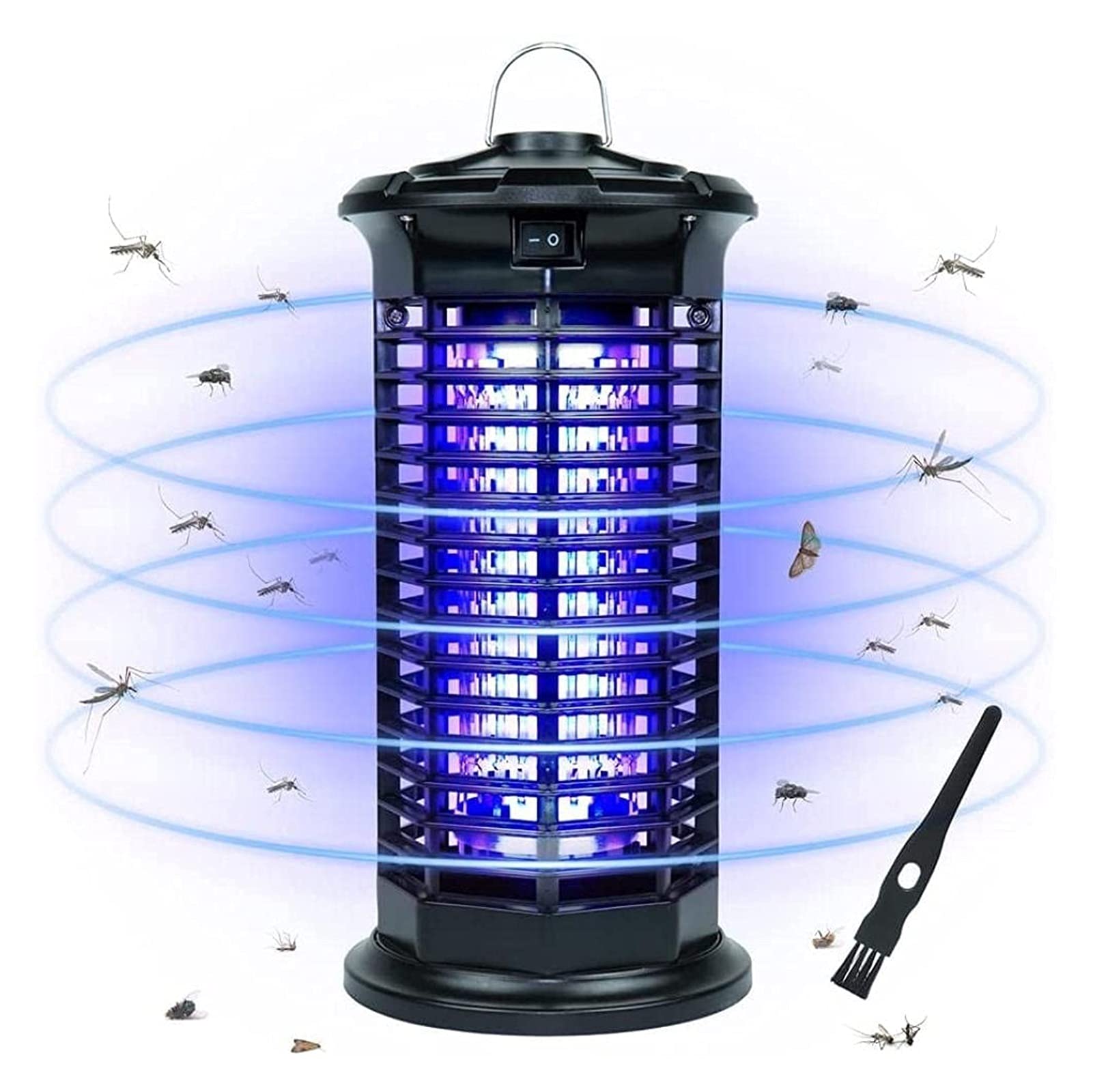 Zapper Elettrico per zanzare da Esterno Silenzioso Repellente per zanzare Lampada elettrica per zanzare di Sicurezza per la casa Giardino Cortile Patio Camera da Letto Repellente per Insetti